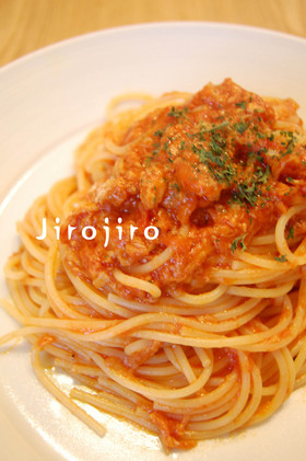 普通に美味しいトマト&ツナのパスタ☆